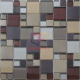 Aluminium and Glass Mixed Mosaic Tiles (CFM991)