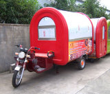 Shanghai Factory Mobile Snack Cart with Tricycle