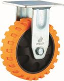 6mm Bracket Heavy Duty Fixed PU Wheel