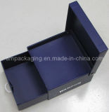 Dark Blue Printed High Quality Luxury Drawer Paper Box