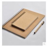 Kraft Cover Spiral Notebook School Agenda Composition Note Book