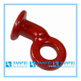 Red Painted Eye Elephant Foot Hardware
