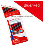 Bule and Red Color Pencil for Office Supply