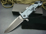 Udtek00155 OEM Extrema Ratio Mf3 Ash Titanium Folding Blade Knife for Outdoor and Survival