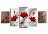 Home Decoration Wall Art Flower Oil Painting (FL5-005)