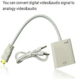 Mini HDMI to VGA Adapter Cable with 3.5mm Audio