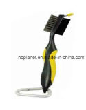 Double Sides Bristle Silicon Handle Golf Cleaning Brush