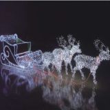 LED Motif Decoration Light Deer Cart