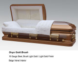 Onyx Gold Brush Casket