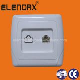 EU Style Flush Mounting Phone Numeric Socket Rj11 (F3007)