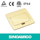 Copper Flexo Socket Outlet Box Brass Floor Socket