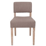 Nature Legs Linen Fabric Restaurant Chair Restaurant Furniture (GK760)