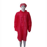 Non-Woven Disposable Lab Coat (Red)