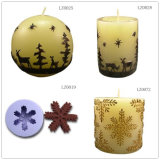 New Design Handmade Silicone Candle Mold for Chirismas