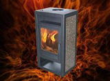 Wood Burning Stove in Steel