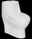 Sunoou One Piece Dual Flush Water-Saving Anti Clogging Skip Bucket Toilet (St-2156) 