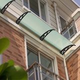 Euro-Design DIY Plastic Durable Door Polycarbonate Awning