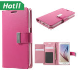 New Stylish Goospery Rich Diary Magnetic Leather Wallet Stand Cover Case for Samsung Galaxy S6