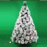 1.8m Flower Shape Flocked White Xmas Tree Christmas Trees Decorations