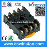 Round Type DIN Rail Mouting Electric Relay Socket with CE