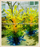 Multicolour Tree Glass Sculpture for Outside Decoration