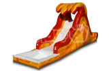 Wave Inflatable Water Slide with Pool (Inf010)