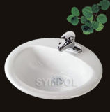 Bathroom Porcelain Drop in Sinks (SS-R1919)