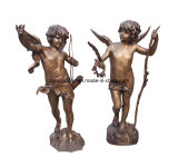 Bronze Casting Child Angel Sculpture (SL357)