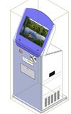 17inch Yltouch Touch Kiosk with A4 Printer, ODM