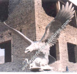 Carving Stone Marble Eagle Animal Sculpture for Garden Statue (SY-B012)