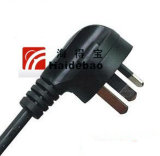 Australia SAA Approval Three Wires Angled Power Plug (D06A)
