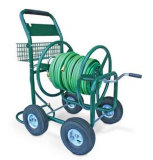 Hose Reel Cart with Pneumatic Wheels