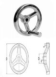 Cast Iron Three Arm Disc Hand Wheel (W-003)