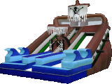 Inflatable Pirate Ship Slide