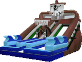 Inflatable Pirate Ship Slide