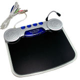 Mouse Pad with 4 Port USB HUB&Speaker&Microphone&SD Card