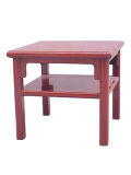 Red Lacquer Square Stand (29202)