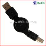 Practical Retractable Data USB Cable for Computer with RoHS