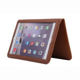 Portable Leather Phone Case for iPad 2/3/4/5/6 with Multi-Angle Holder