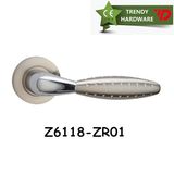 Zinc Alloy Galvanized Lever Handles for Wooden Doors