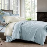 Resort and Hotel Bedding Set Bed Linens 100% Combed Cotton Blue