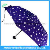 Blue Star Sky Umbrella/Gift 3 Folds Discount Umbrella