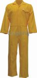 Cotton Yellow Color Fire Resistance Coverall