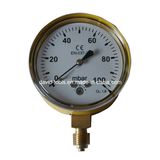 Yellow Painted Steel Case Micro Pressure Manometer