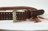 Woven Fashion Leather Belt (WB903-2)