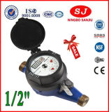 Multi Jet Dry Dial Brass Body Class B Dn15mm Cold Potable Water Meter