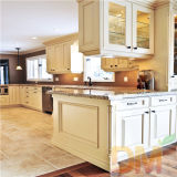 Solid Wood Kitchen Cabinets Cream Lacquer Kitchen Cabinet