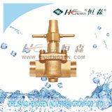 Brass Discontinue Valve (brass handle) / Refrigeration Tools