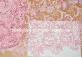 Fashion High Quality Guipure / French Lace for Dress Cl4055-5 Pink