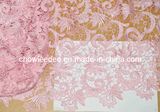 Fashion High Quality Guipure / French Lace for Dress Cl4055-5 Pink